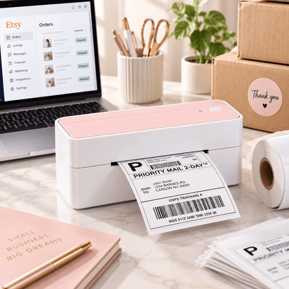 Phomemo 241BT Wireless Bluetooth Thermal Shipping Label Printer